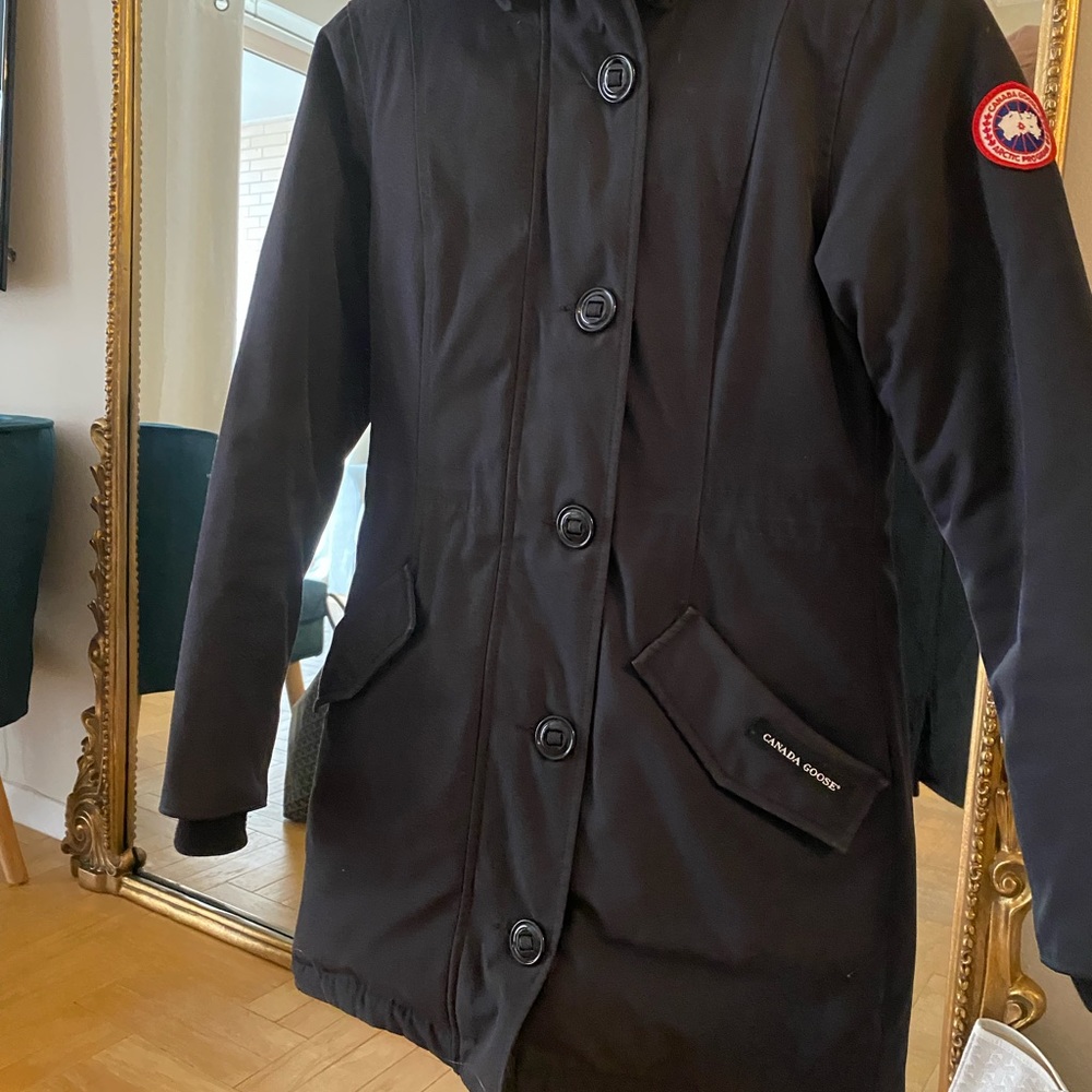 Canada Goose XS fusion parka in navy